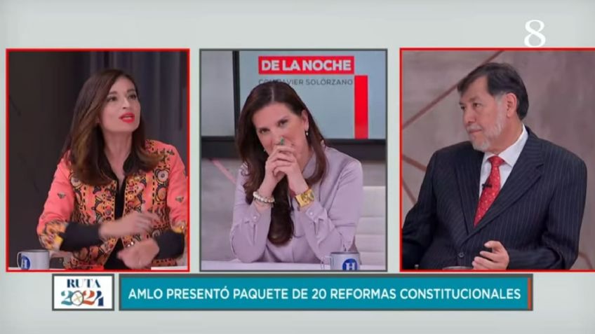 Entre señalamientos y acusaciones: así fue el choque entre Kenia López, Fernández Noroña y Laura Ballesteros