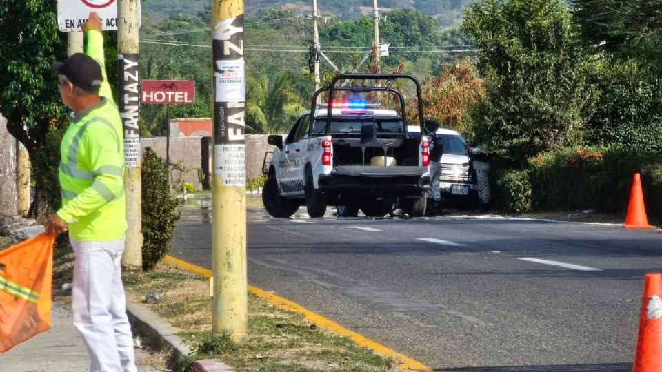 La zona fue acordonada por elementos del Ejército Mexicano