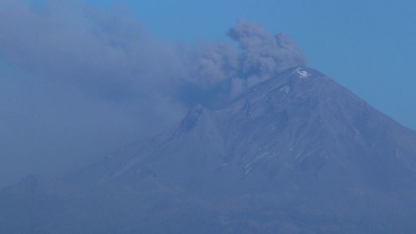 Volcán Popocatépetl se mantiene activo y lanza ceniza hacia estos estados | MAPA