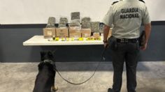 Abandonan maleta con 13 kilos de cristal en Nuevo León