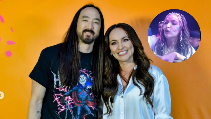 Steve Aoki se volvió viral por darle un pastelazo a la alcaldesa de Campeche durante el Carnaval 2024