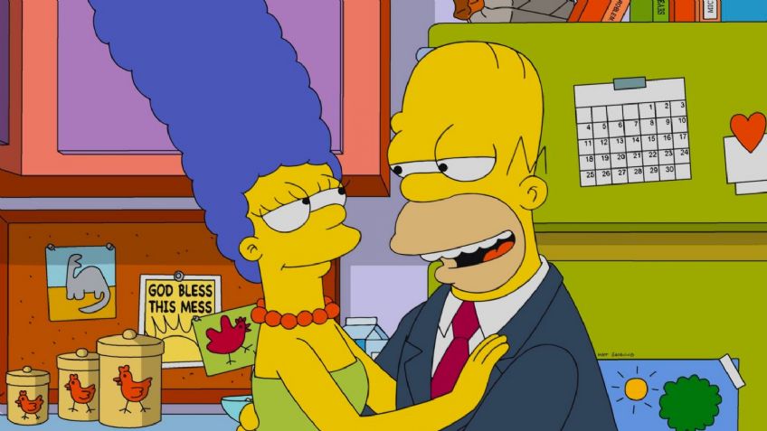 Así se verían Homero y Marge de Los Simpsons en el 2024, según este capítulo de 1993