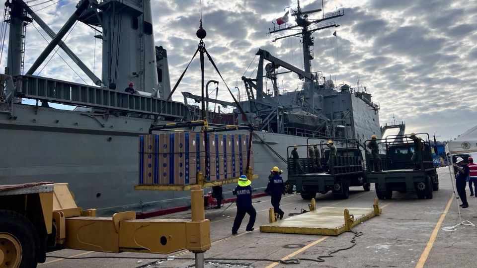 Las embarcaciones han llegado desde el puerto de Manzanillo