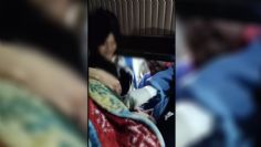 Servicios de emergencia ayudan a una mujer que dio a luz en un tráiler en Tlalnepantla