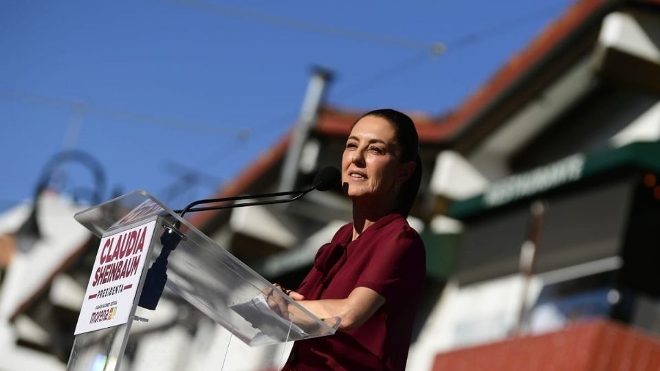 Claudia Sheinbaum, candidata presidencial por la coalición “Sigamos Haciendo Historia”.