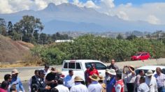 Autoridades de los tres órdenes de gobierno recorren rutas de evacuación en la zona del volcán Popocatépetl