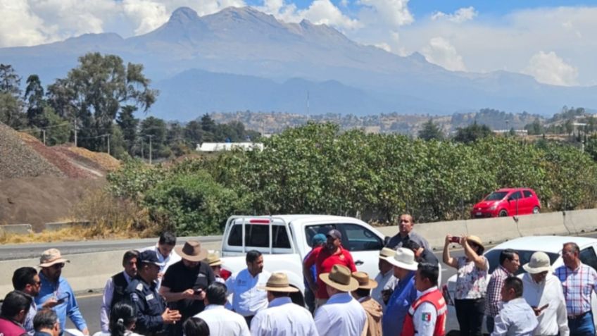 Autoridades de los tres órdenes de gobierno recorren rutas de evacuación en la zona del volcán Popocatépetl