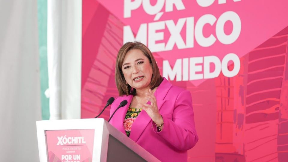 Xóchitl Gálvez, candidata presidencial de la coalición PRI-PAN y PRD