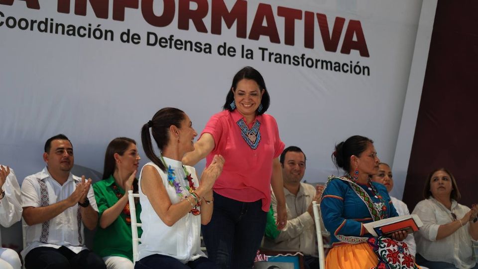 Nadia Bernal Jiménez y Claudia Sheinbaum.