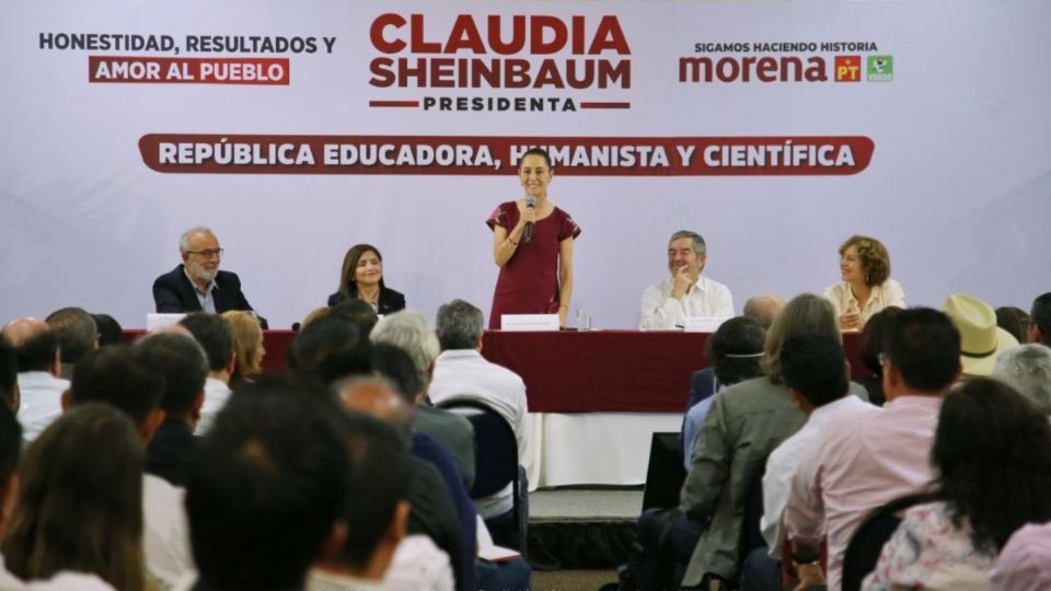 Claudia Sheinbaum se encuentra de visita en Morelos.