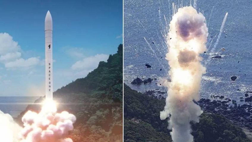 VIDEO | Cohete de Space One explota en el aire al oeste de Japón