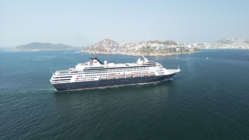 Llega a Acapulco el crucero Vasco de Gama-Nicko