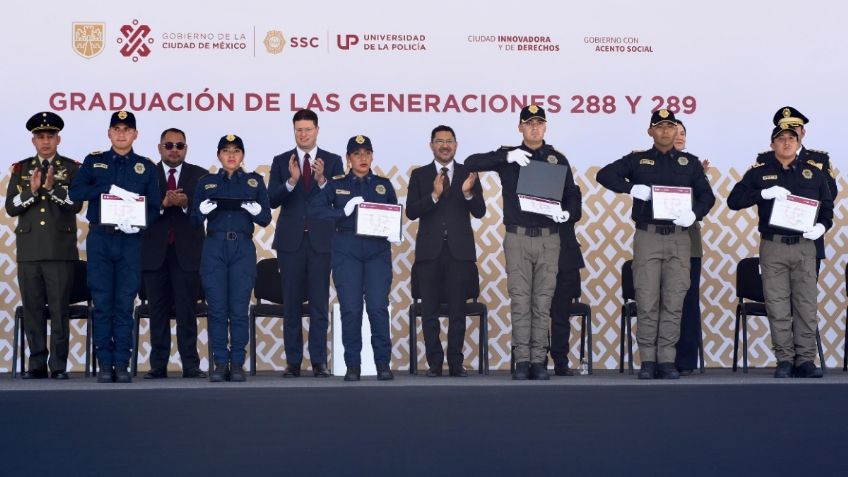 Integran a más de 600 policías a la SSC de la CDMX