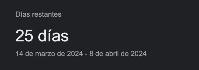 Eclipse 30 días 