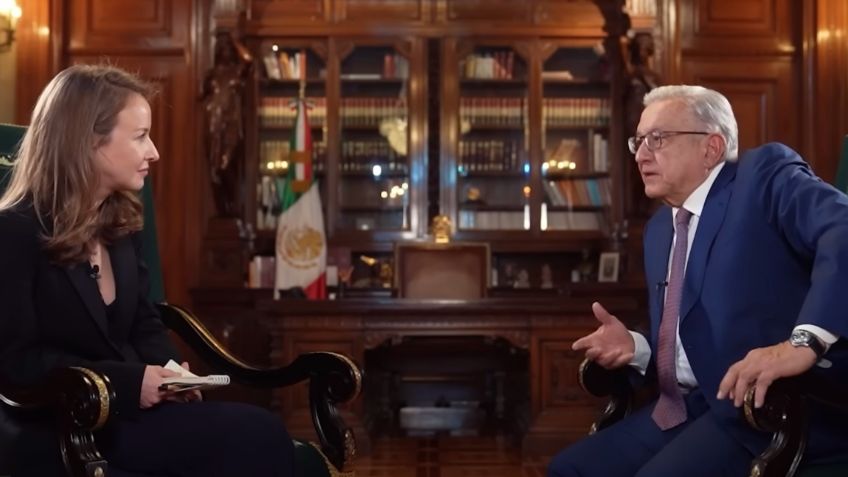 Acusa AMLO al INE de censura por bajarle entrevista con periodista rusa, Inna Afinogenova