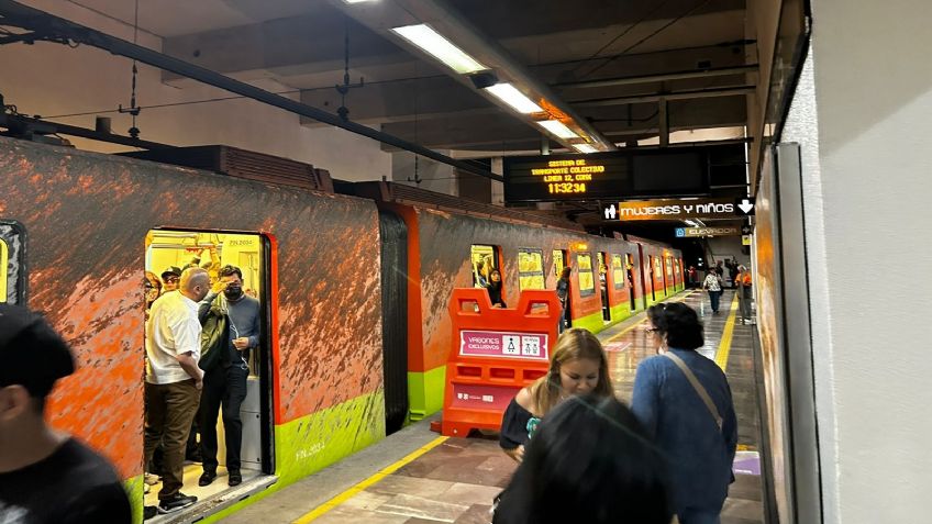 Línea 12 del Metro: cae cemento a pasajeros en interestación Eje Central-Parque de los Venados