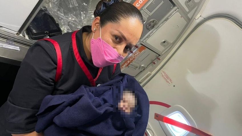 Nace bebé en vuelo de Aeroméxico; sobrecargos asisten a mamá