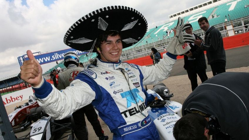 Checo Pérez: así se veía el joven piloto en las tarjetas de Telmex, antes de ser una estrella de la F1