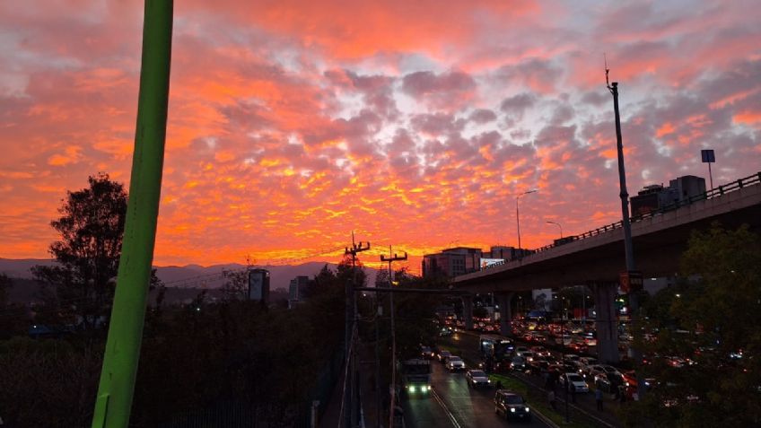 ¿Por qué hubo cielo rojo la tarde del 15 de marzo CDMX?