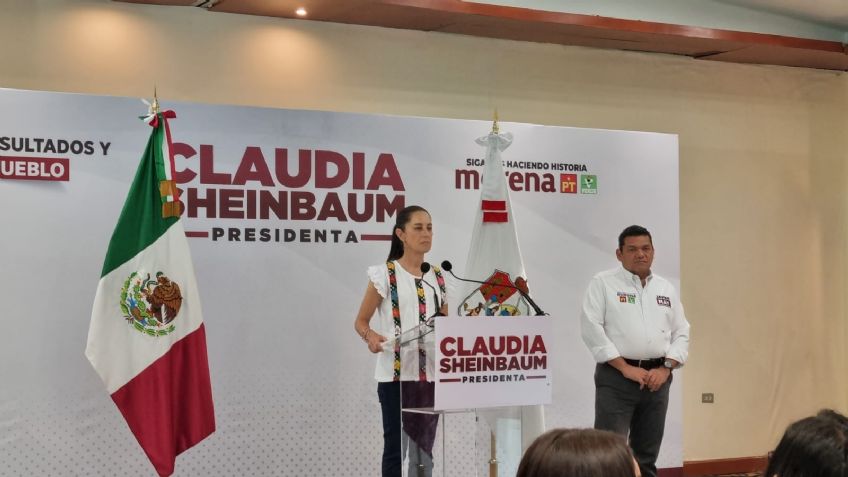 Desde Tabasco, Sheinbaum se compromete a guardar el legado de AMLO