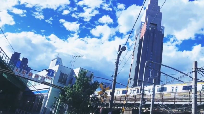 Cielo de Japón se hace viral al parecer una escena de anime: VIDEO