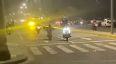 IMÁGENES FUERTES: Motociclistas se impactan y salen volando durante “Viernes de rol”