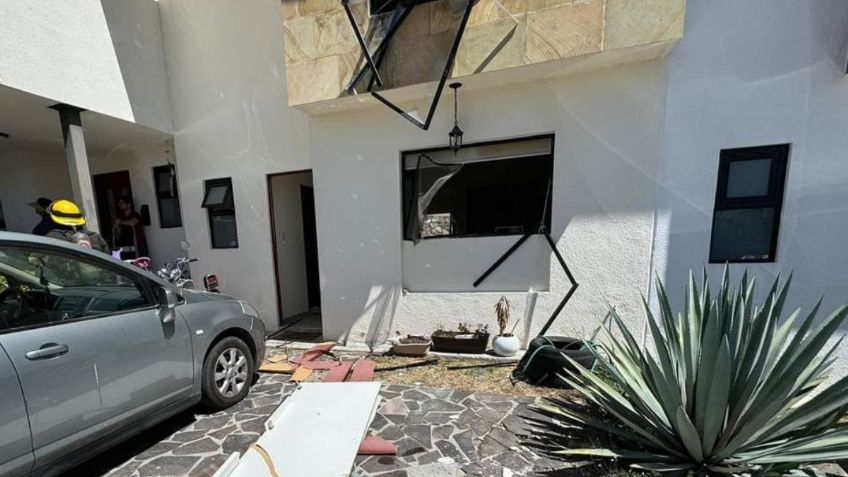 FOTOS: explosión en fraccionamiento Monte Blanco en Juriquilla, Querétaro, deja una mujer lesionada