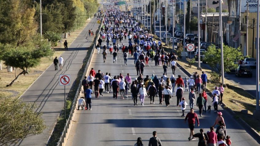 Realizan la Segunda carrera de La Paz en Fresnillo