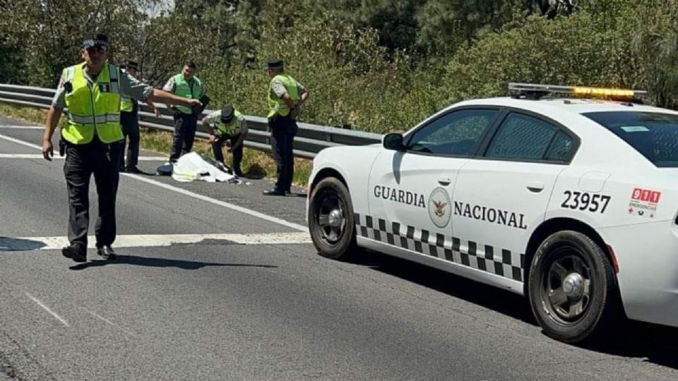 La Guardia Nacional acudió para acelerar el tránsito de los automóviles