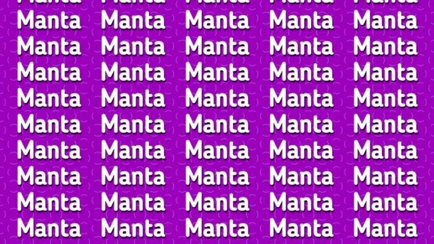 Solo una mente con un coeficiente inteligente encuentra la palabra ‘MANTRA’ en menos de 5 segundos