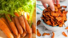 Zanahorias versión chips, una receta deliciosa baja en grasas para cuidar la salud