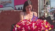 El Patrón le llevó flores a la mamá de Mildred, niña que murió de la leucemia: VIDEO