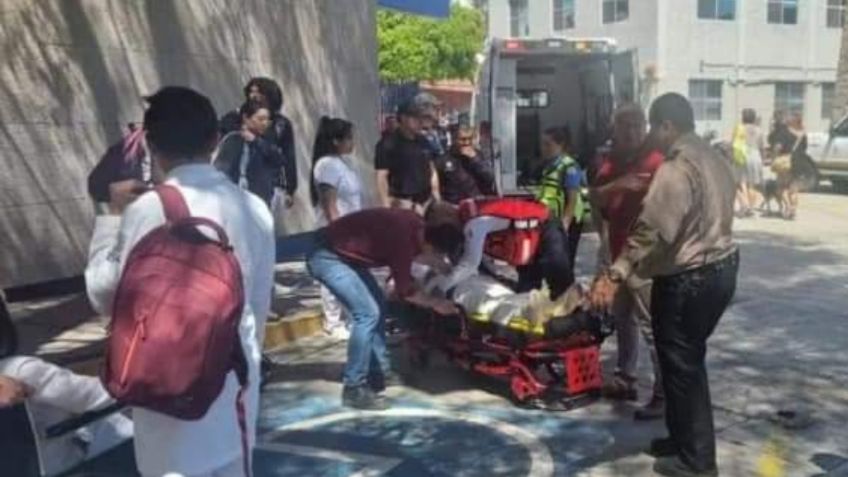 Colapsan gradas en la Universidad Autónoma de San Luis Potosí, hay 9 heridos