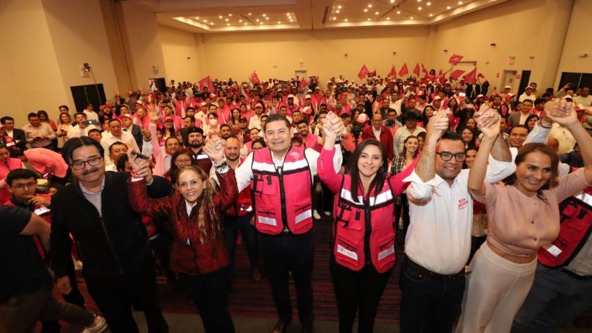 Alejandro Armenta recibe el apoyo de Fuerza por México, y lo reconoce como su candidato a la gubernatura