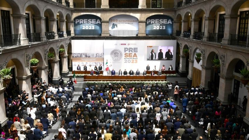 Conmemoran 200 años de la fundación del Edomex y reconocen a mexiquenses destacados con la Presea Estado de México 2023