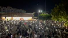 Ciudadanos marchan en apoyo al paro de policías en Campeche y exigen renuncia de la gobernadora