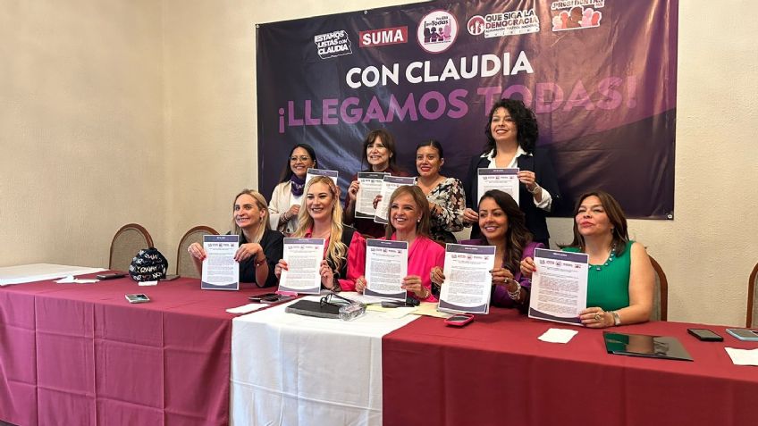 Colectivos de mujeres se unen para respaldar a Claudia Sheinbaum