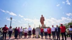 Claudia Sheinbaum rinde homenaje a Benito Juárez desde Nuevo León