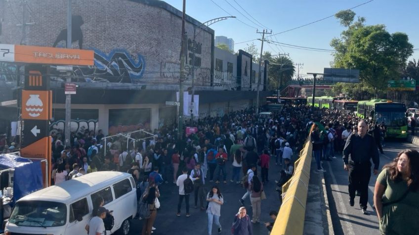 ¿Dónde están los RTP?: Suspensión de 4 estaciones en Línea 7 del Metro desata caos en la CDMX