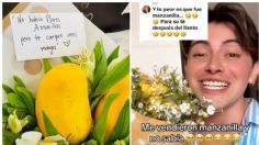 ¡Se quedaron sin flores amarillas! Usuarios viralizan sus ramos de manzanilla y mangos: VIDEOS