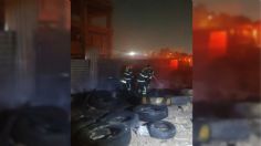 Sofocan incendio en predio cercano a la Central de Abasto: VIDEO