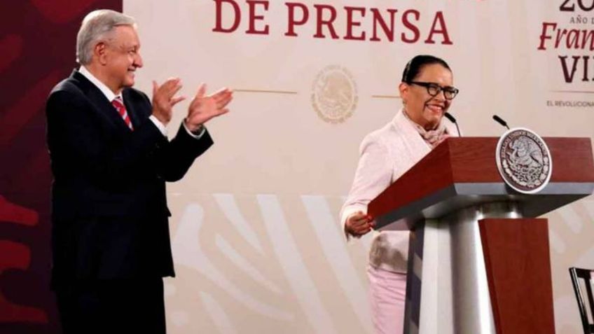 Reconoce AMLO el aporte de Rosa Icela al proyecto de Transformación