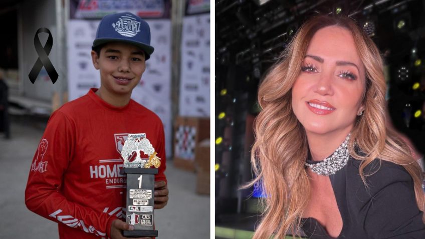 Andrea Legarreta se sume en un profundo duelo: muere a los 14 años su sobrino tras un accidente en moto