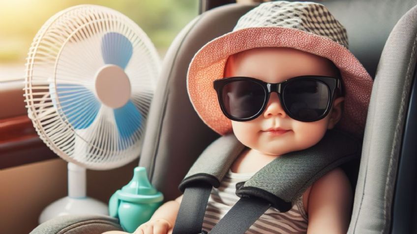 Altas temperaturas en México: esto podría pasarle a tu bebé si viaja en un auto bajo el sol