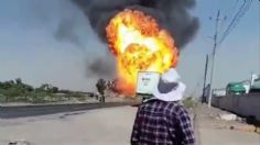 Se registra fuerte explosión de una pipa de gas en Zumpango y desaparece el conductor: VIDEO