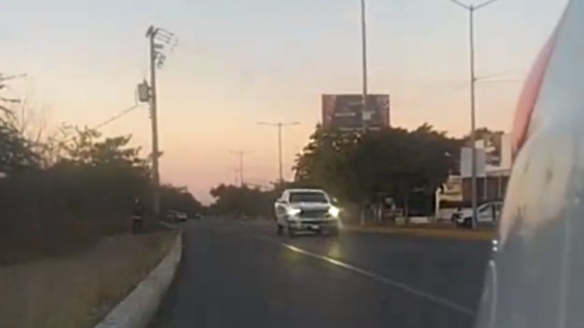 VIDEO: Durante transmisión en vivo, civiles armados disparan contra reportero y militares en Culiacán