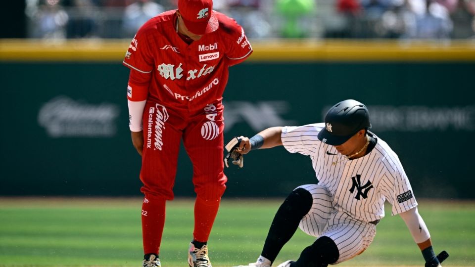 Juego de exhibición entre Diablos y Yankees en México.