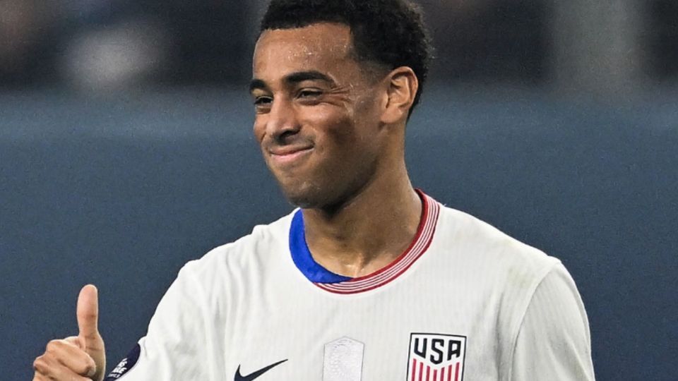 Tyler Adams, mediocampista de la Selección de Estados Unidos.