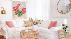 4 tendencias en diseño de interiores para decorar la sala con flores