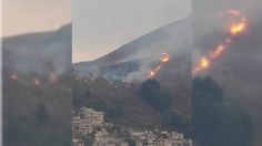 Se registra incendio forestal en la Sierra de Guadalupe